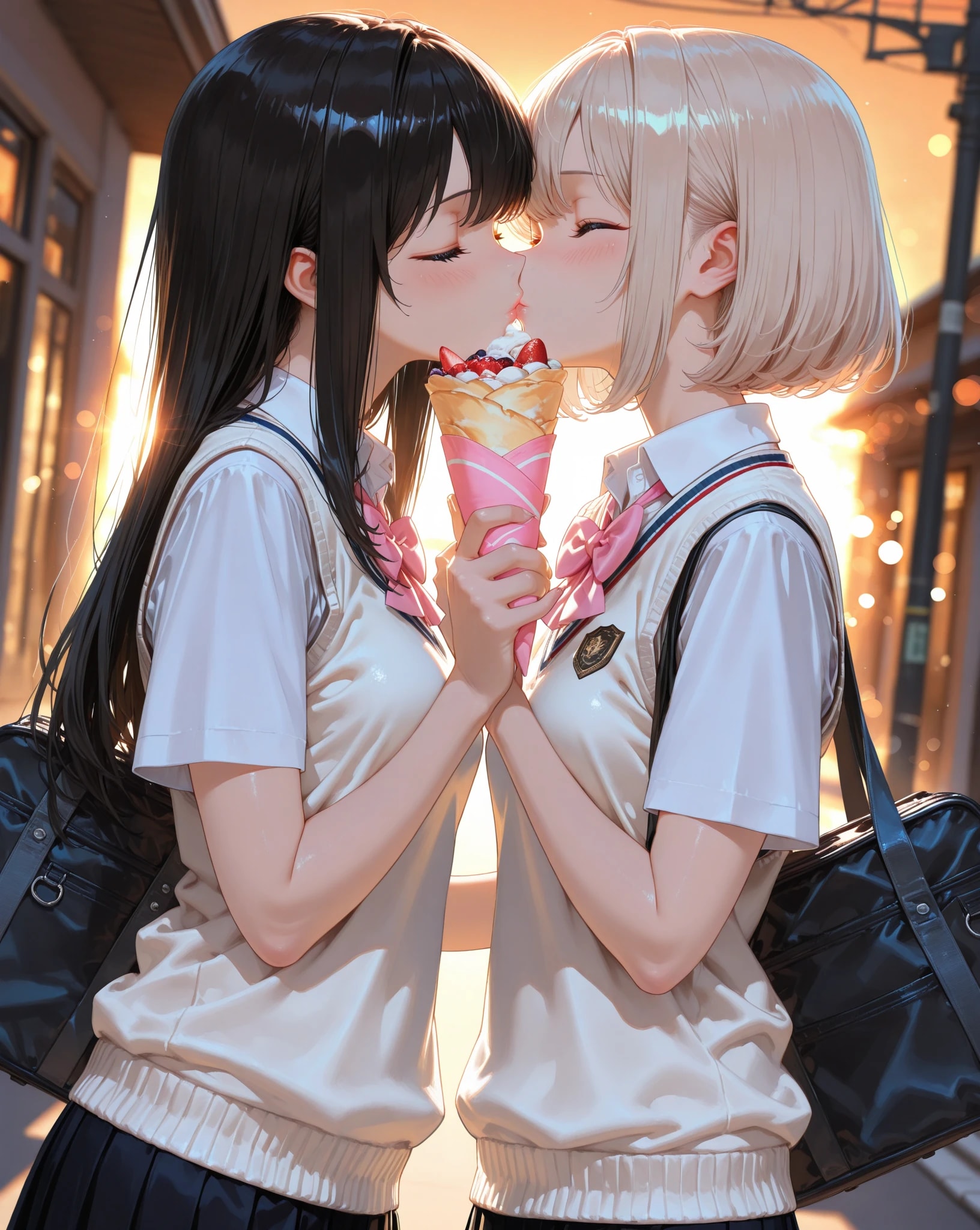 クリームついてるよ？