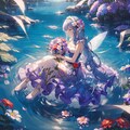 水面の花 3枚目