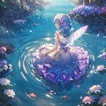 水面の花 5枚目