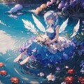 水面の花 2枚目