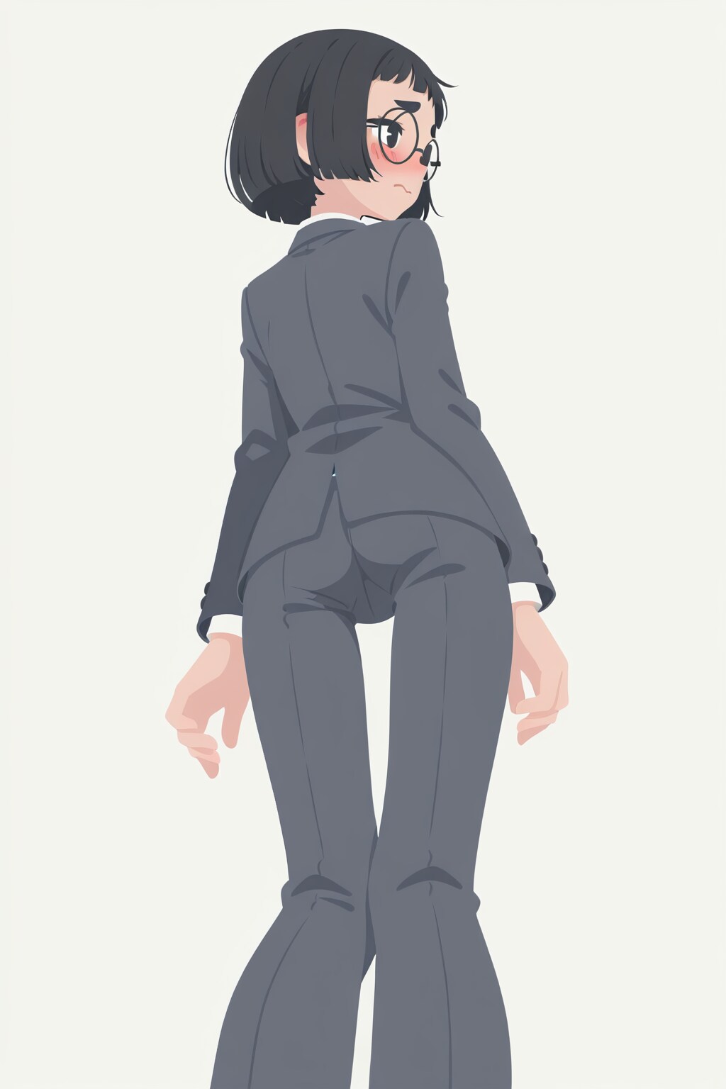インターンめがねちゃん | の人気AIイラスト・グラビア