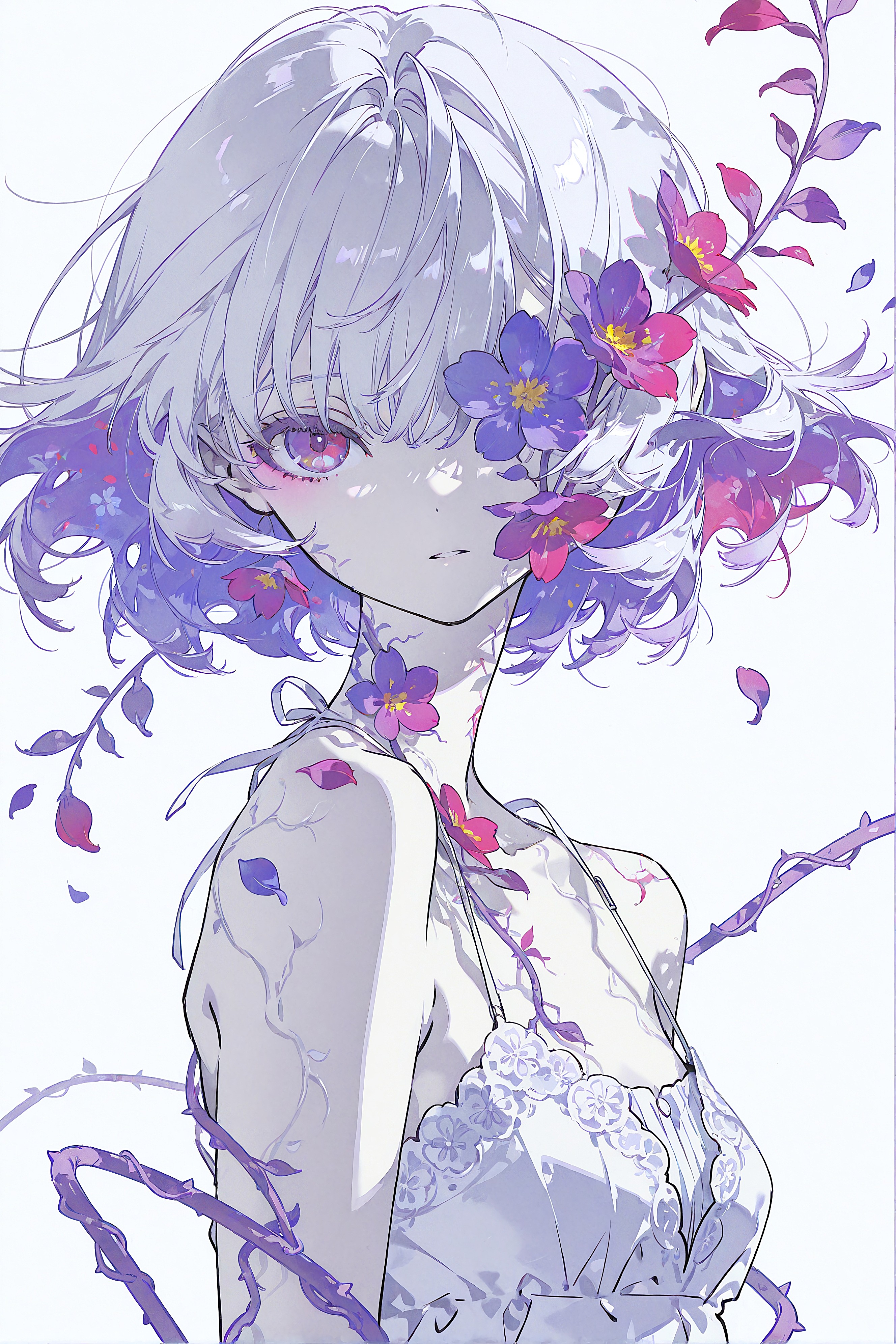 flower | の人気AIイラスト・グラビア