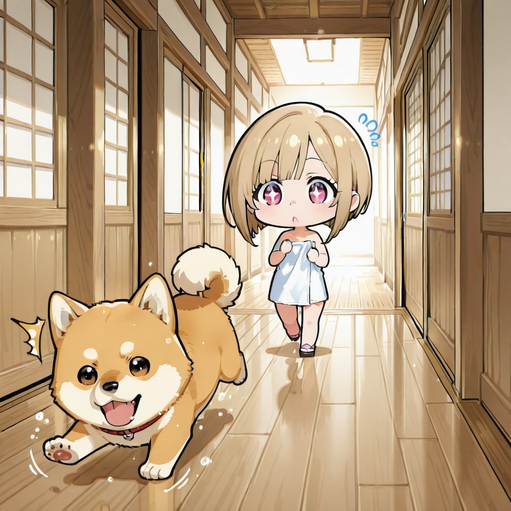 タオルは服の代わりにもなる