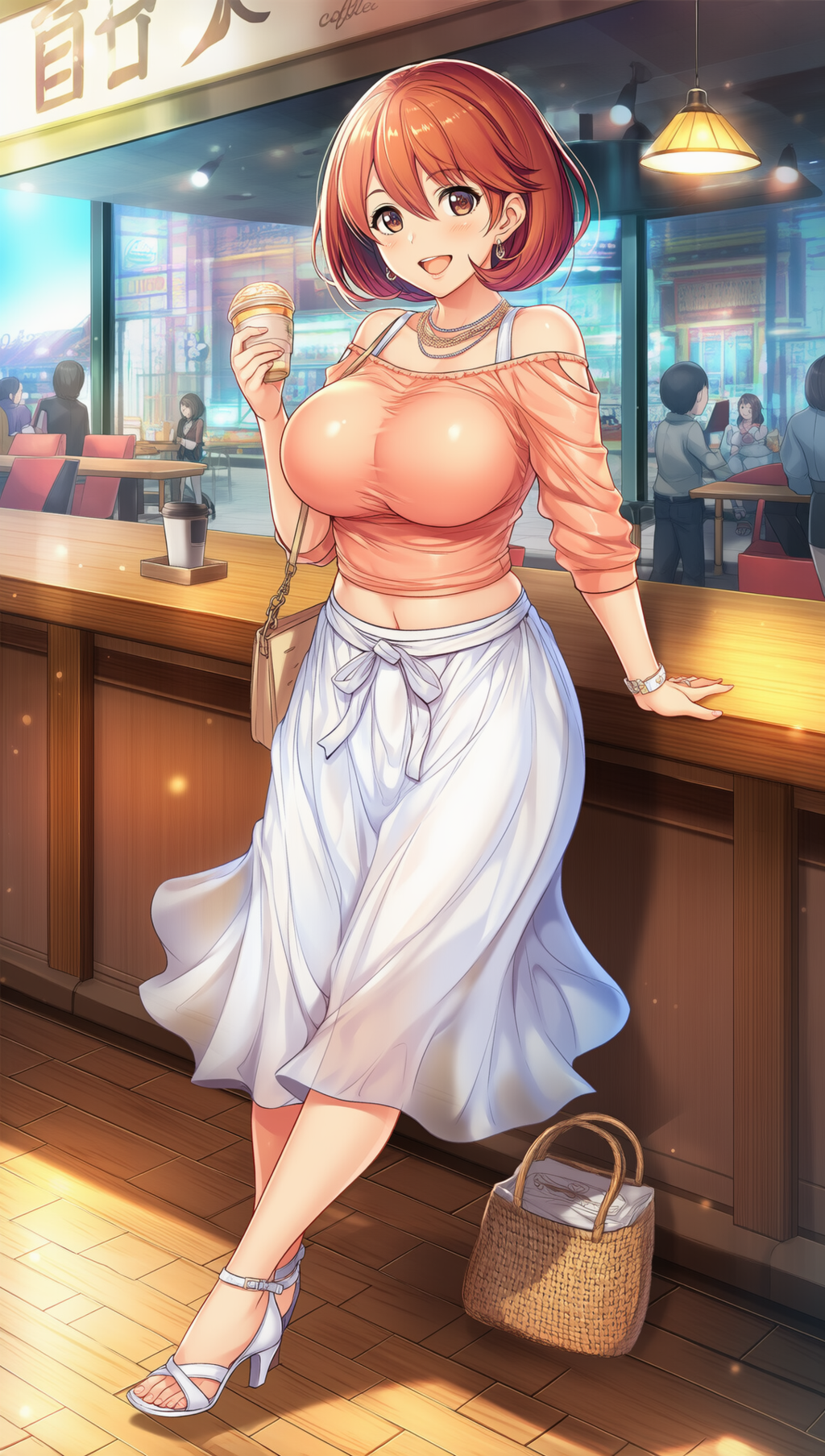 ノノカのカフェでキラキラ朝グラビア