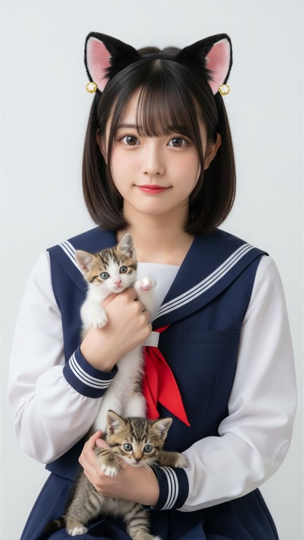 子猫ちゃんたちと娘ネコちゃん