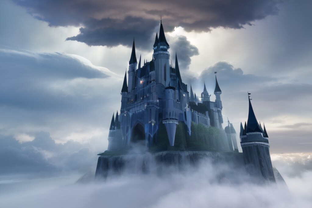 魔王の城風背景