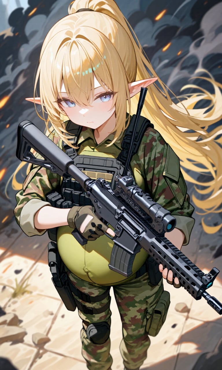 異世界ミリタリー妊婦シリーズその３７ | の人気AIイラスト・グラビア