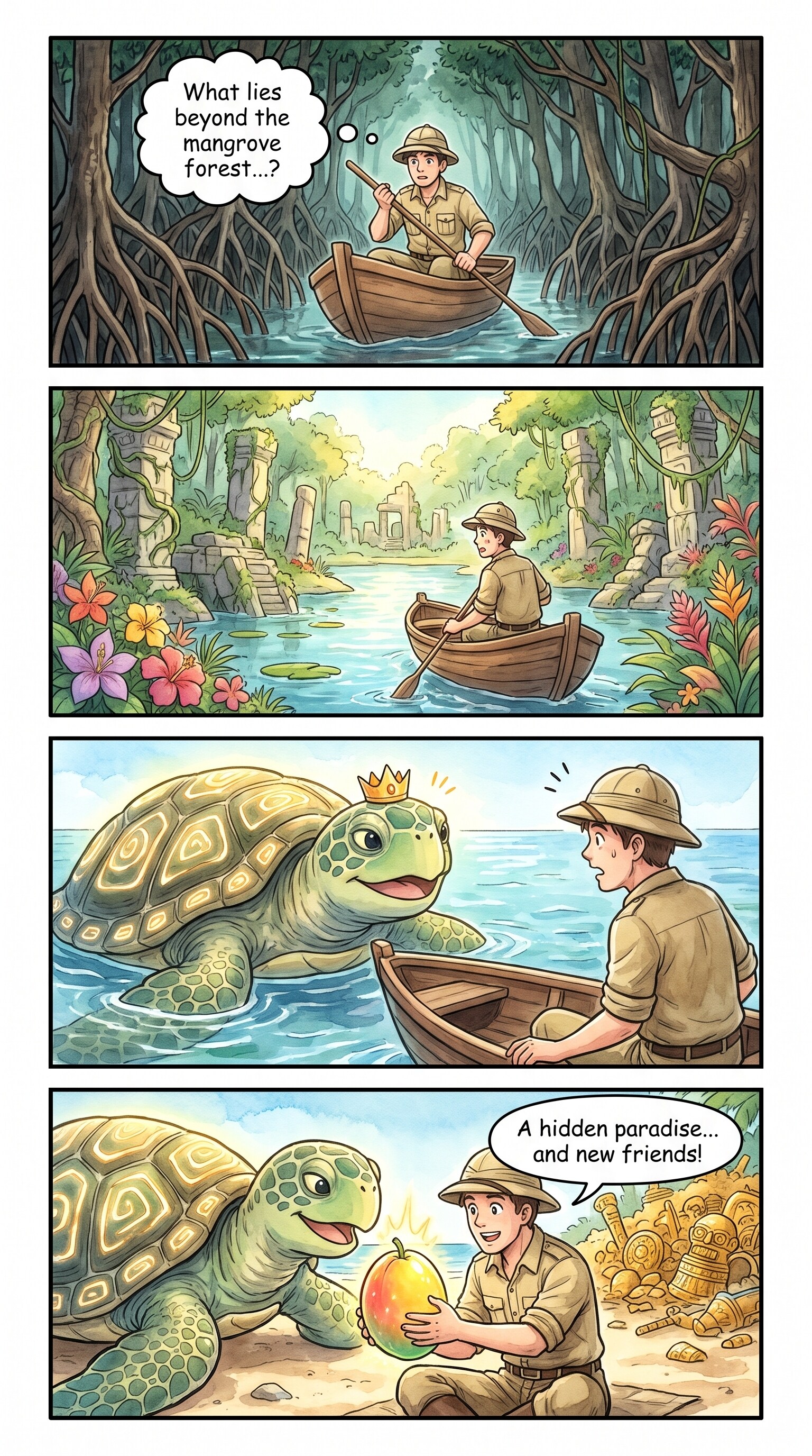 マングローブの森の探検