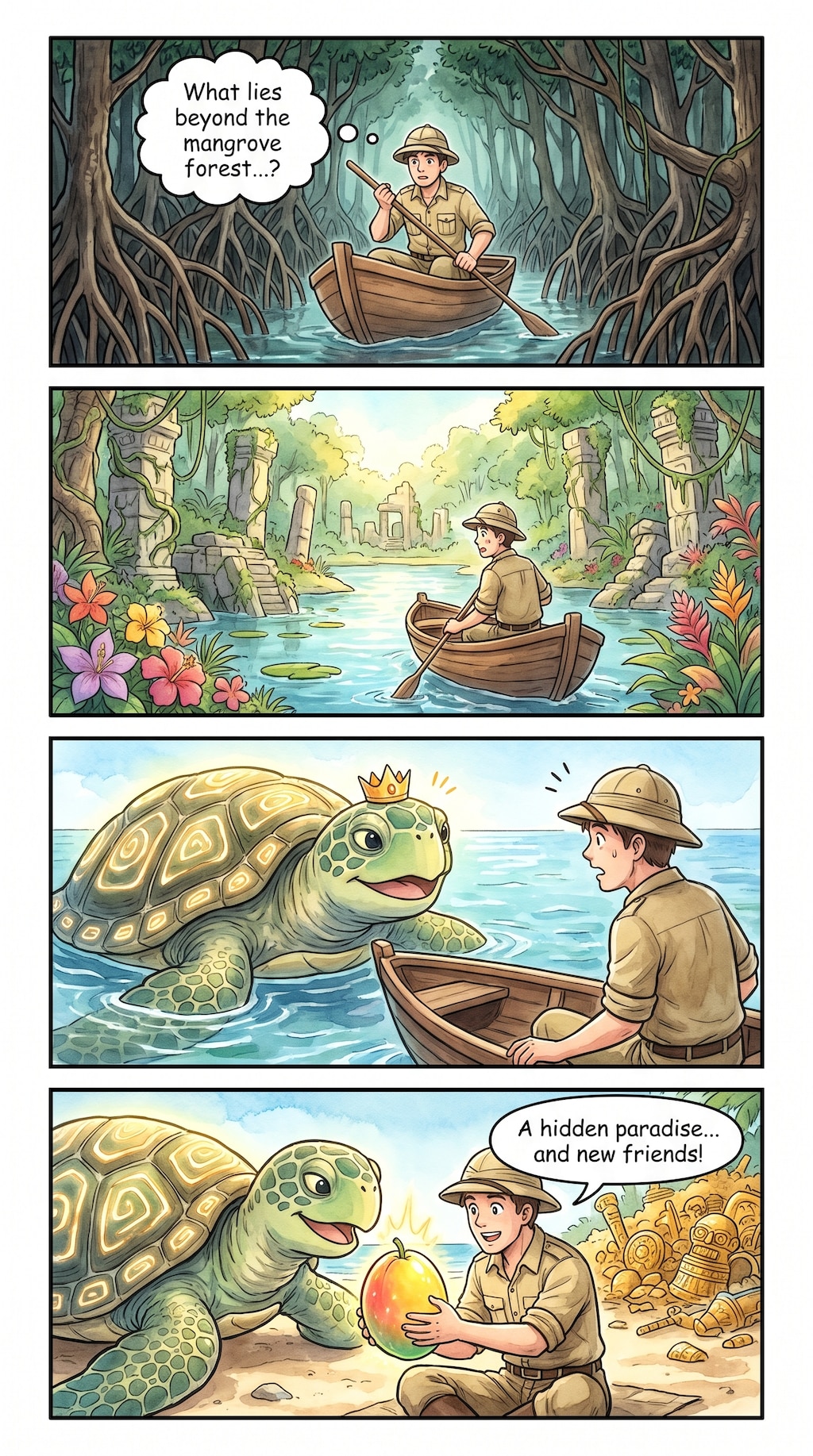 マングローブの森の探検