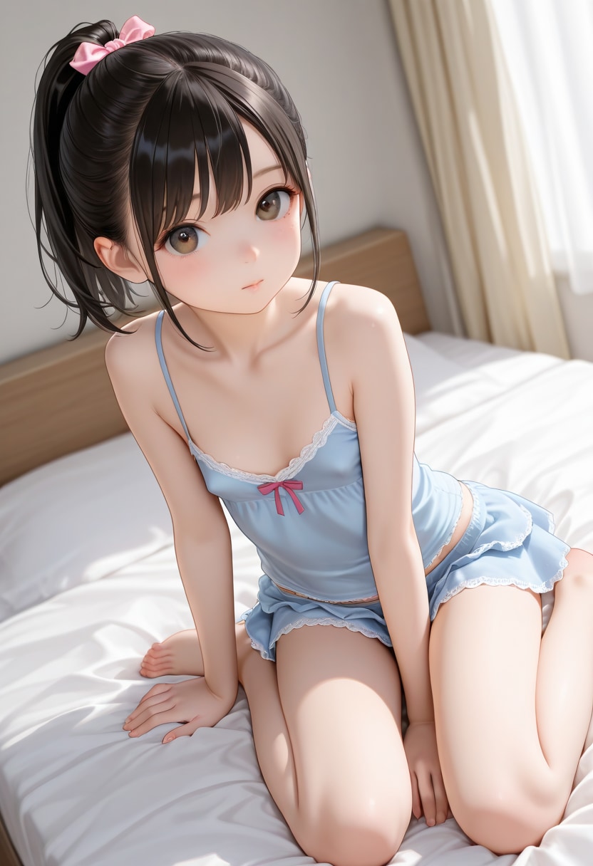 ポニテの少女(R-15)