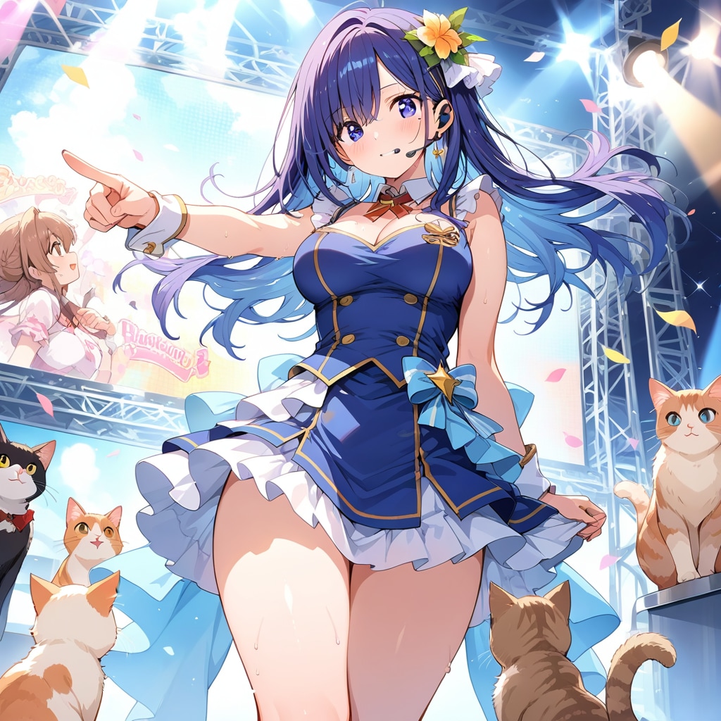 猫のアイドルになっちゃた、あい。