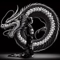 美女と野龍 5枚目