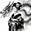美女と野龍 3枚目