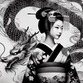 美女と野龍 4枚目