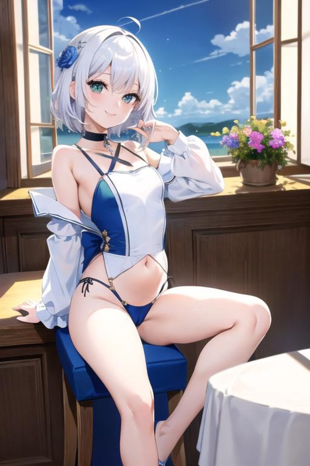 カメラアングル、ポージング練習