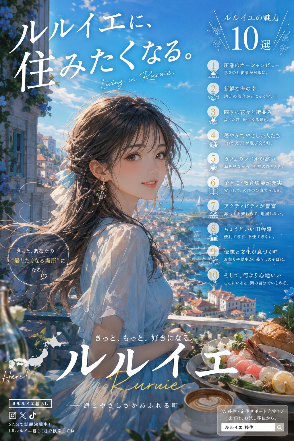 架空都市いろいろ | の人気AIイラスト・グラビア