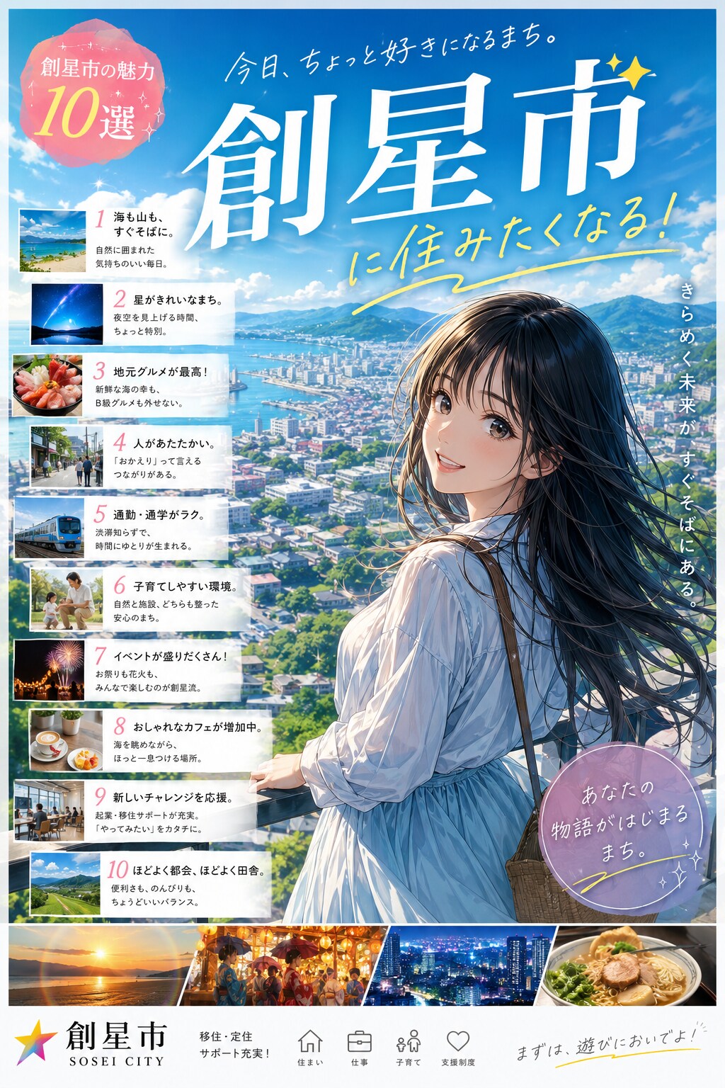 架空都市いろいろ