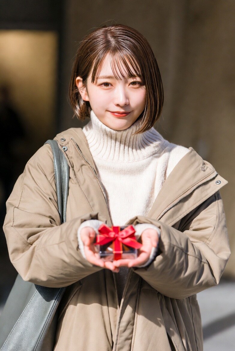 お迎えの前にバレンタイン