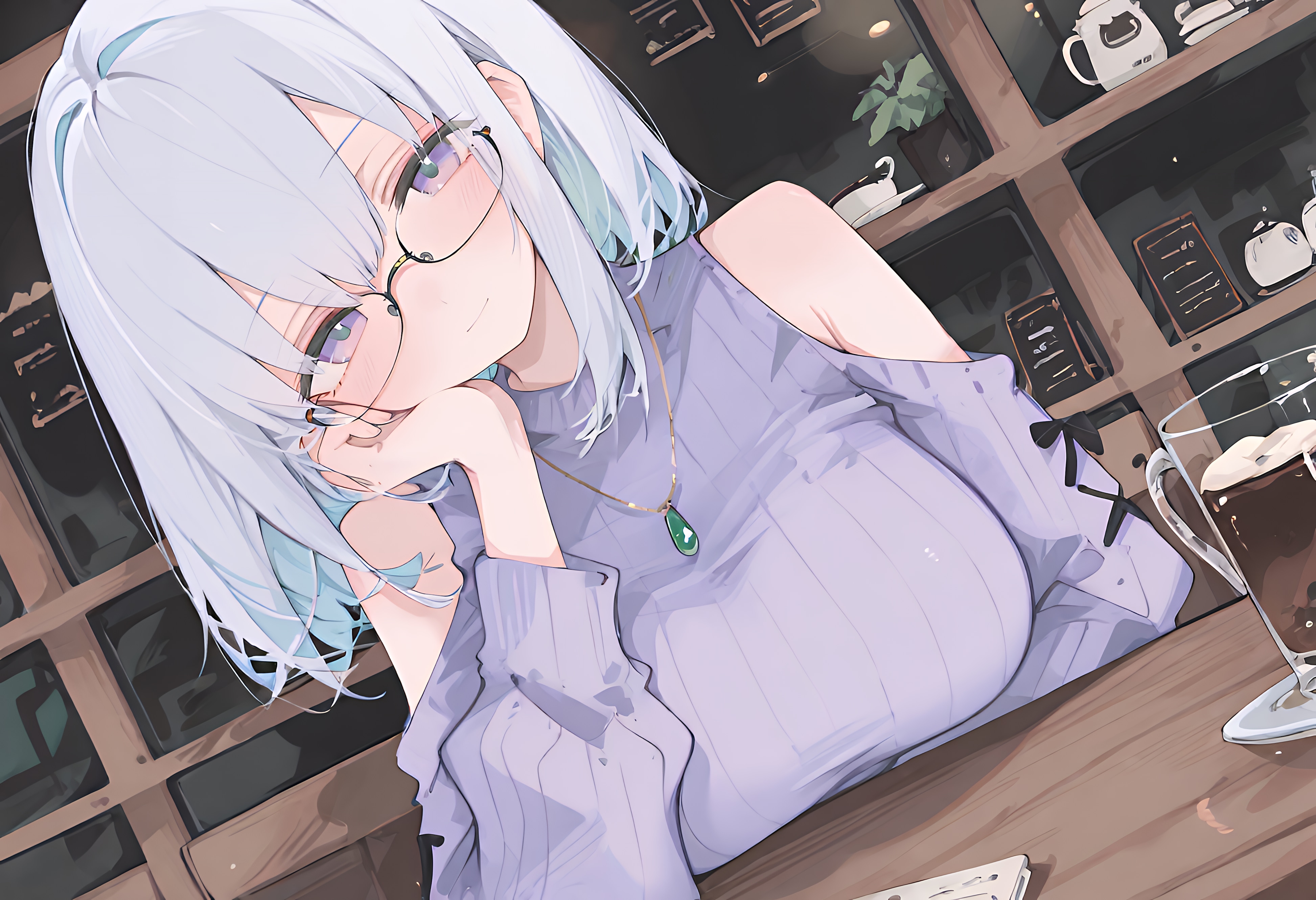 お姉さんと一杯 | の人気AIイラスト・グラビア