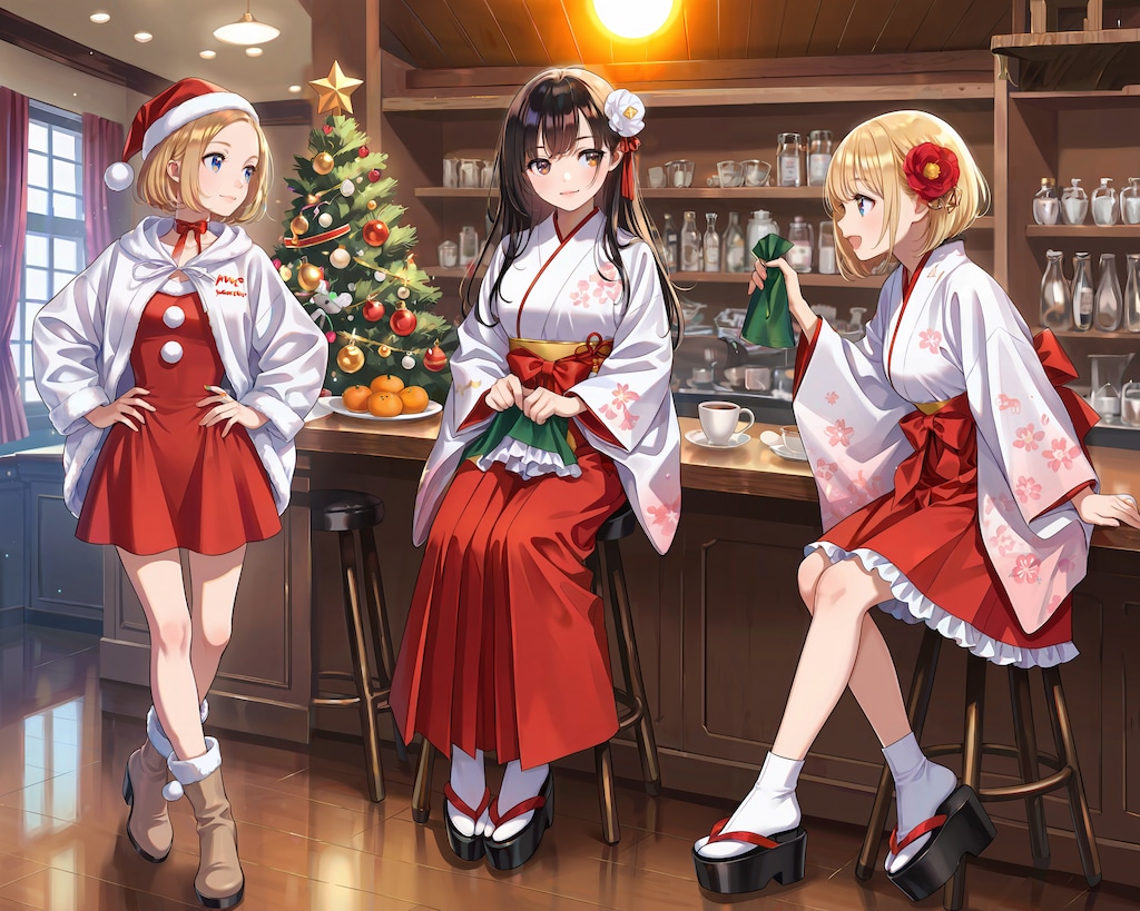 お正月の装飾クリスマスのお掃除へ