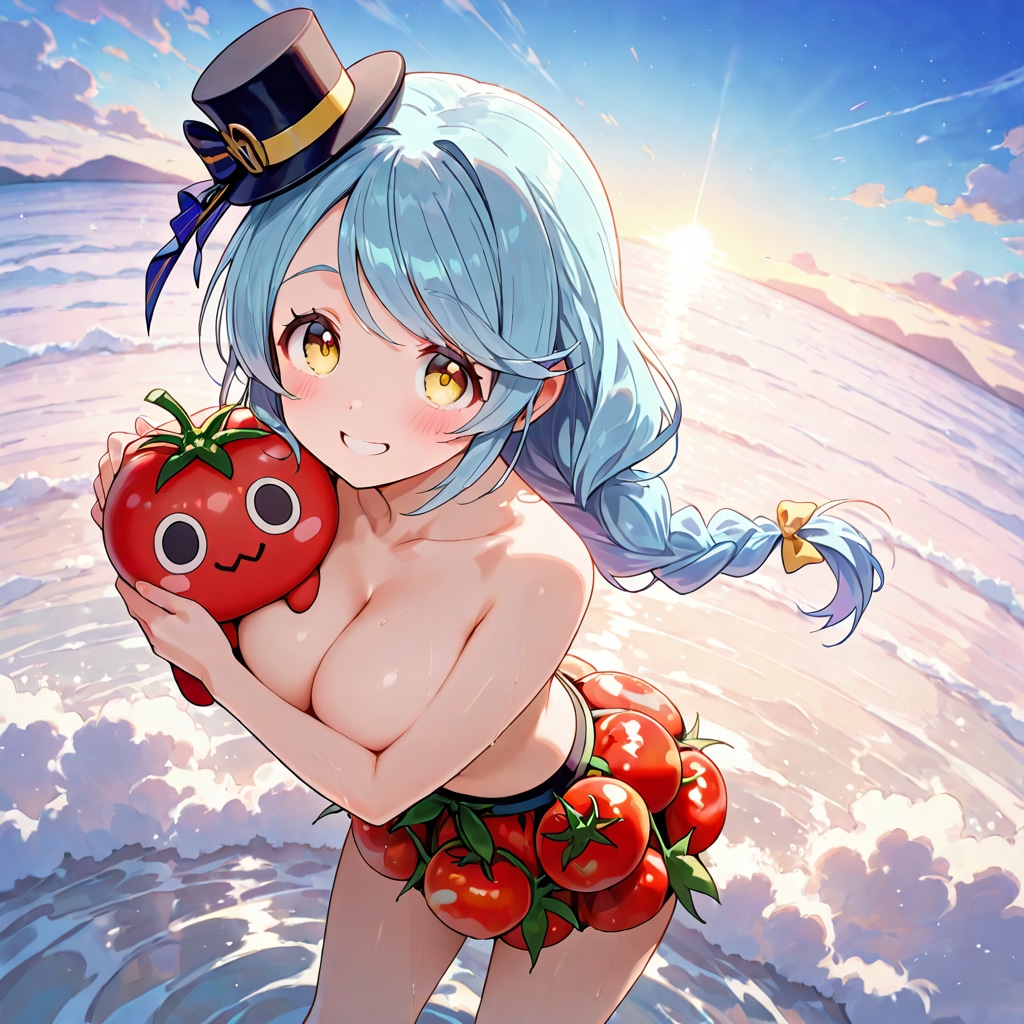 とまとデコ盛りスカート