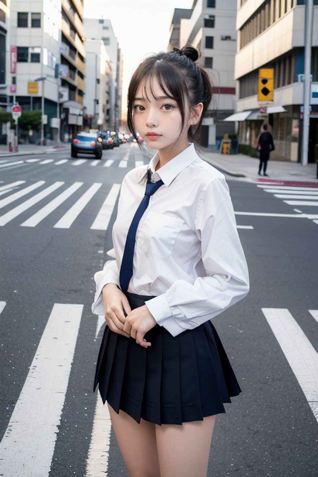 街中JK