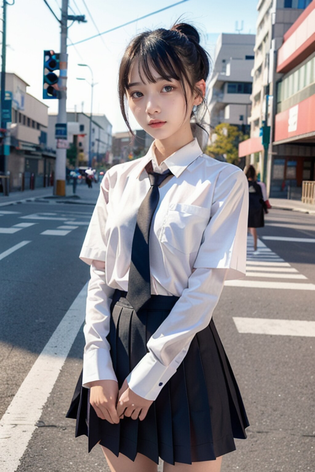 街中JK