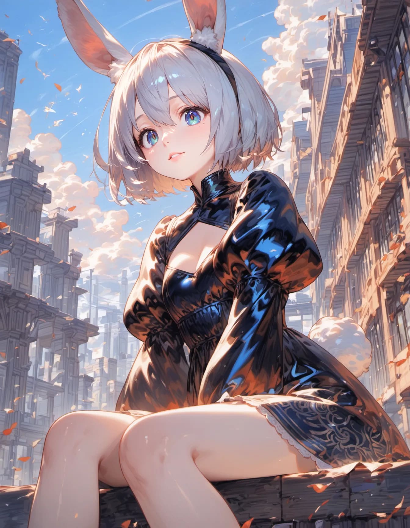 Skyward in Black Lacquer | の人気AIイラスト・グラビア