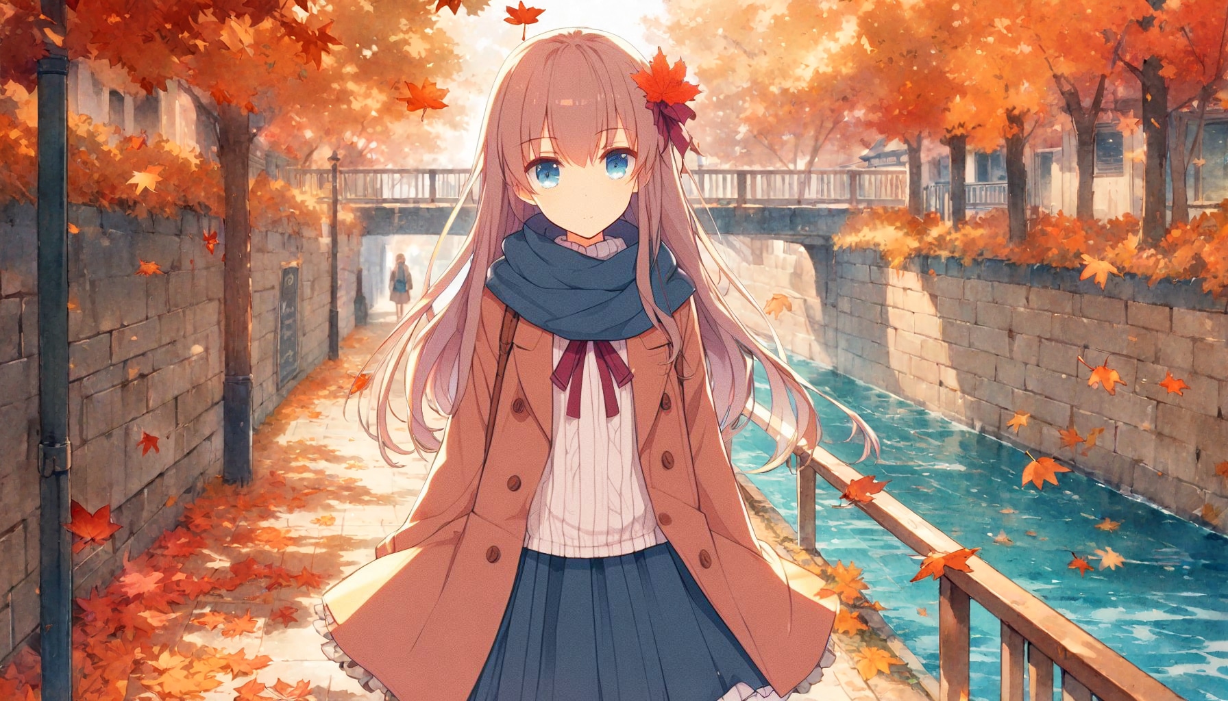 紅葉と少女66 | の人気AIイラスト・グラビア