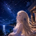 リゾート、星空企画「テラスで夜風を浴びて」 2枚目