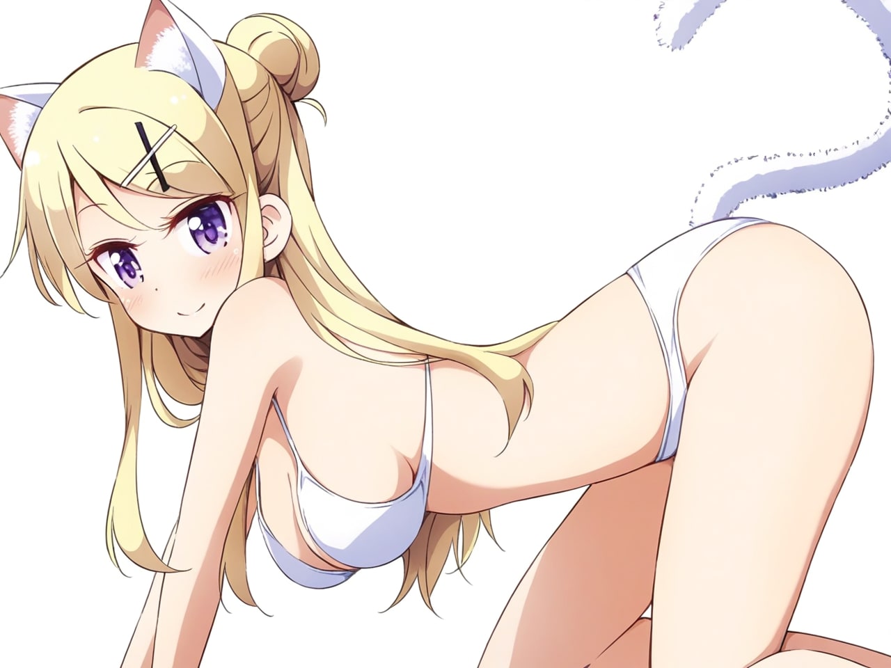 九条カレン 猫ビキニ