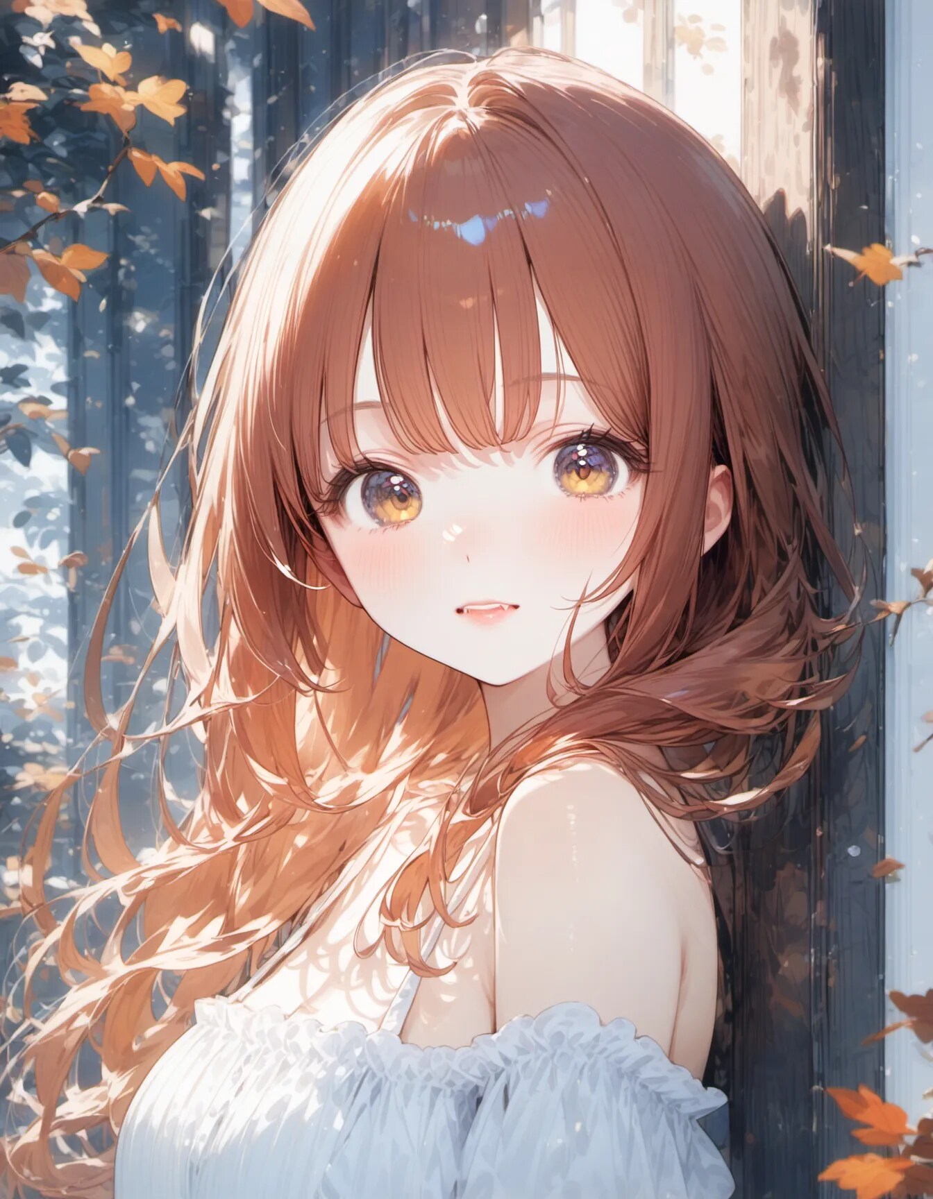 Autumn Window Breeze