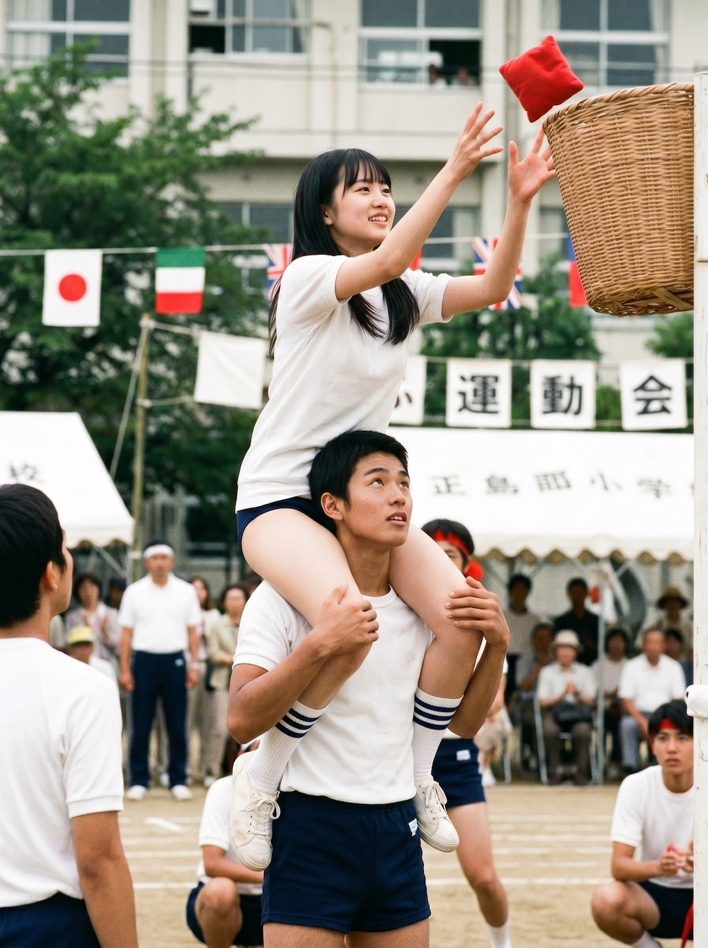 昭和レトロな運動会　男女混合競技