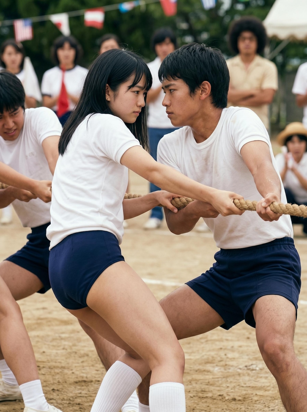 昭和レトロな運動会　男女混合競技
