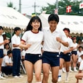 昭和レトロな運動会　男女混合競技 8枚目