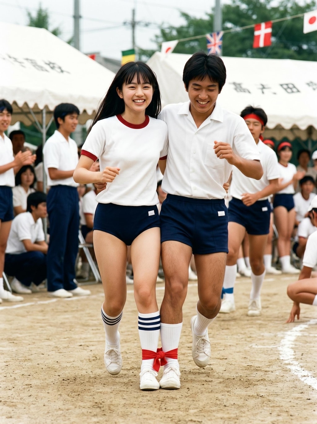 昭和レトロな運動会　男女混合競技