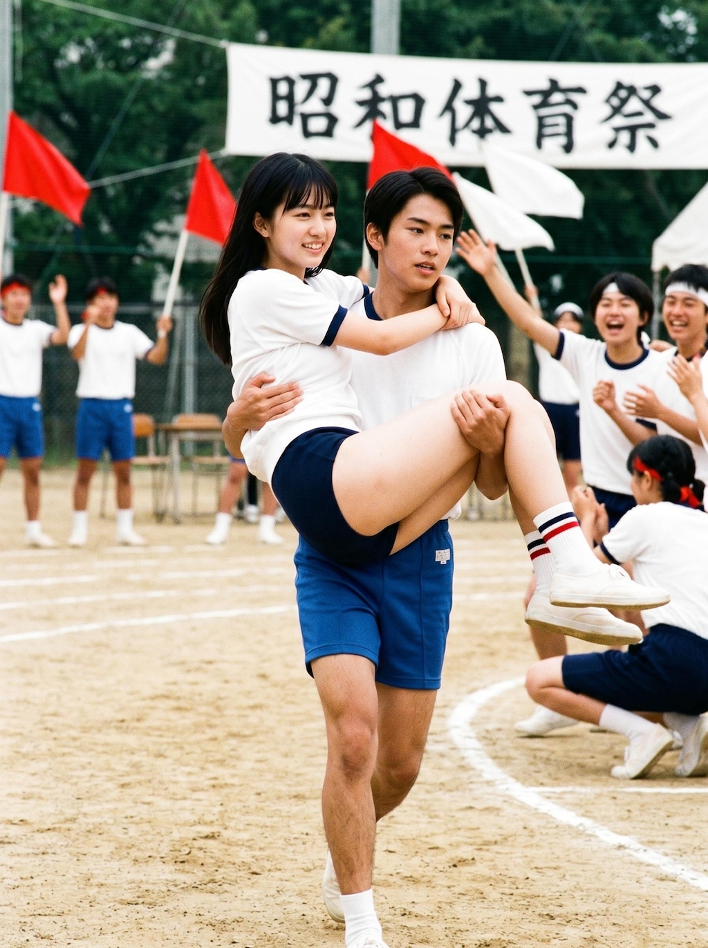 昭和レトロな運動会　男女混合競技