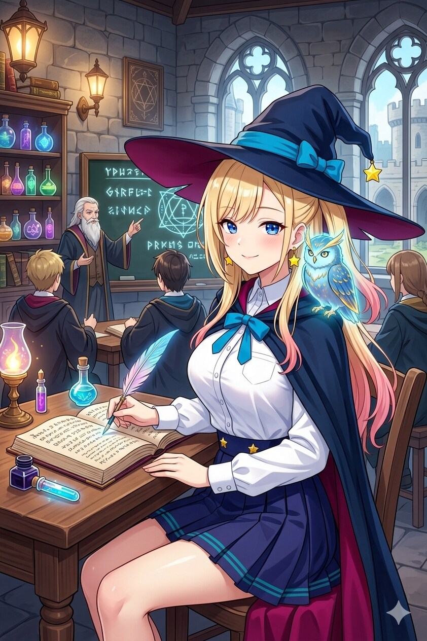 魔法大学で学ぶナミちゃん