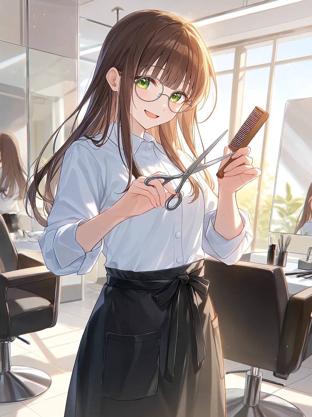 美容師な碧海ちゃん　#お仕事なりきり
