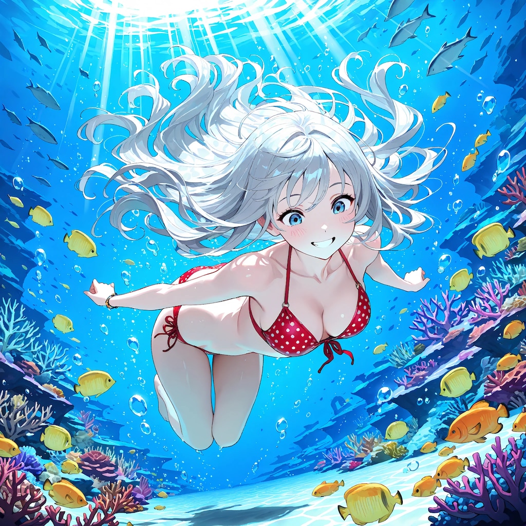 水中詰め合わせ 髪型＆ビキニガチャ編