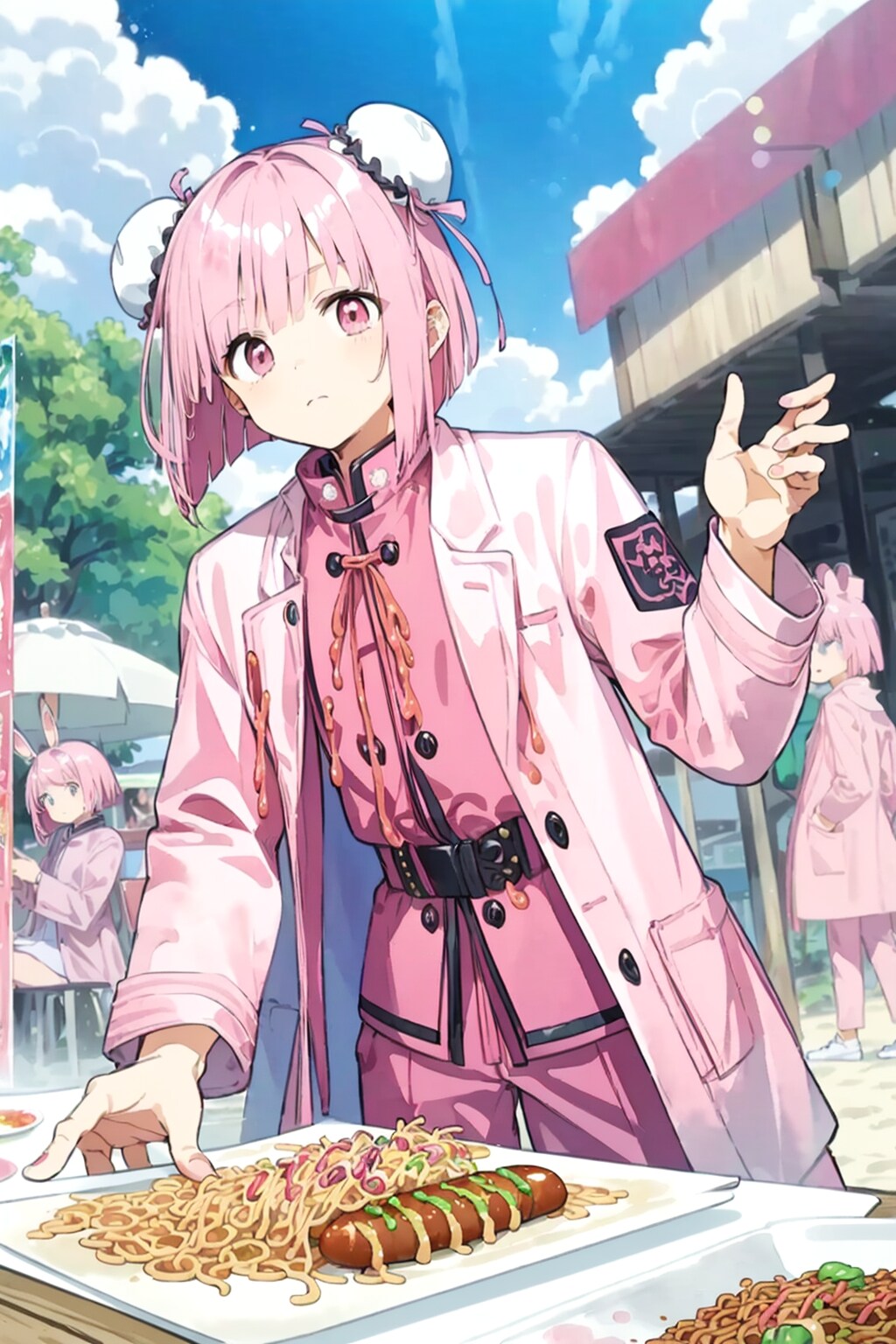 AQUAで焼きそばパン | の人気AIイラスト・グラビア