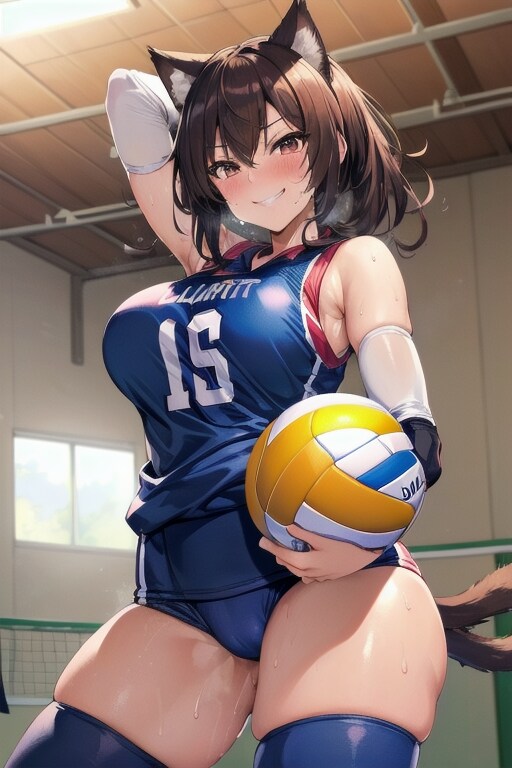 スポーツ猫娘　その2