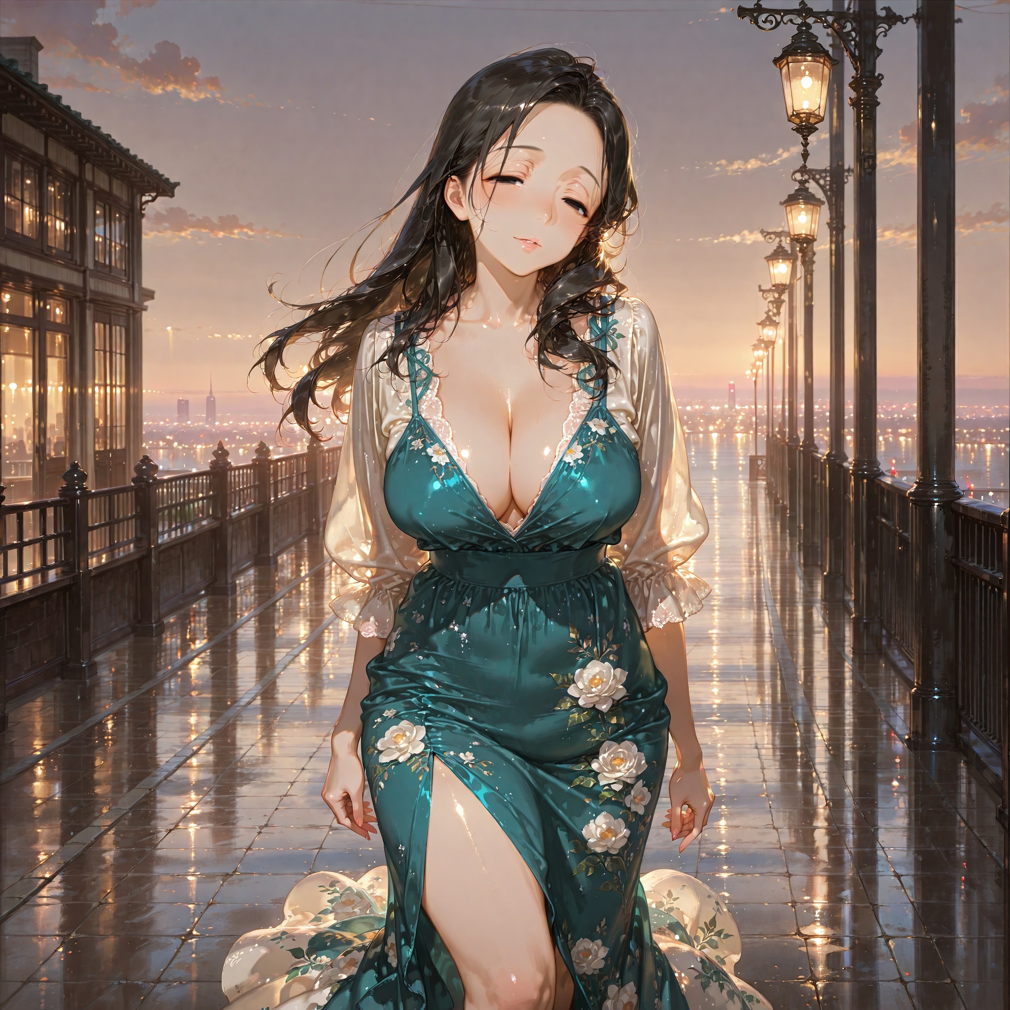 夕暮れ