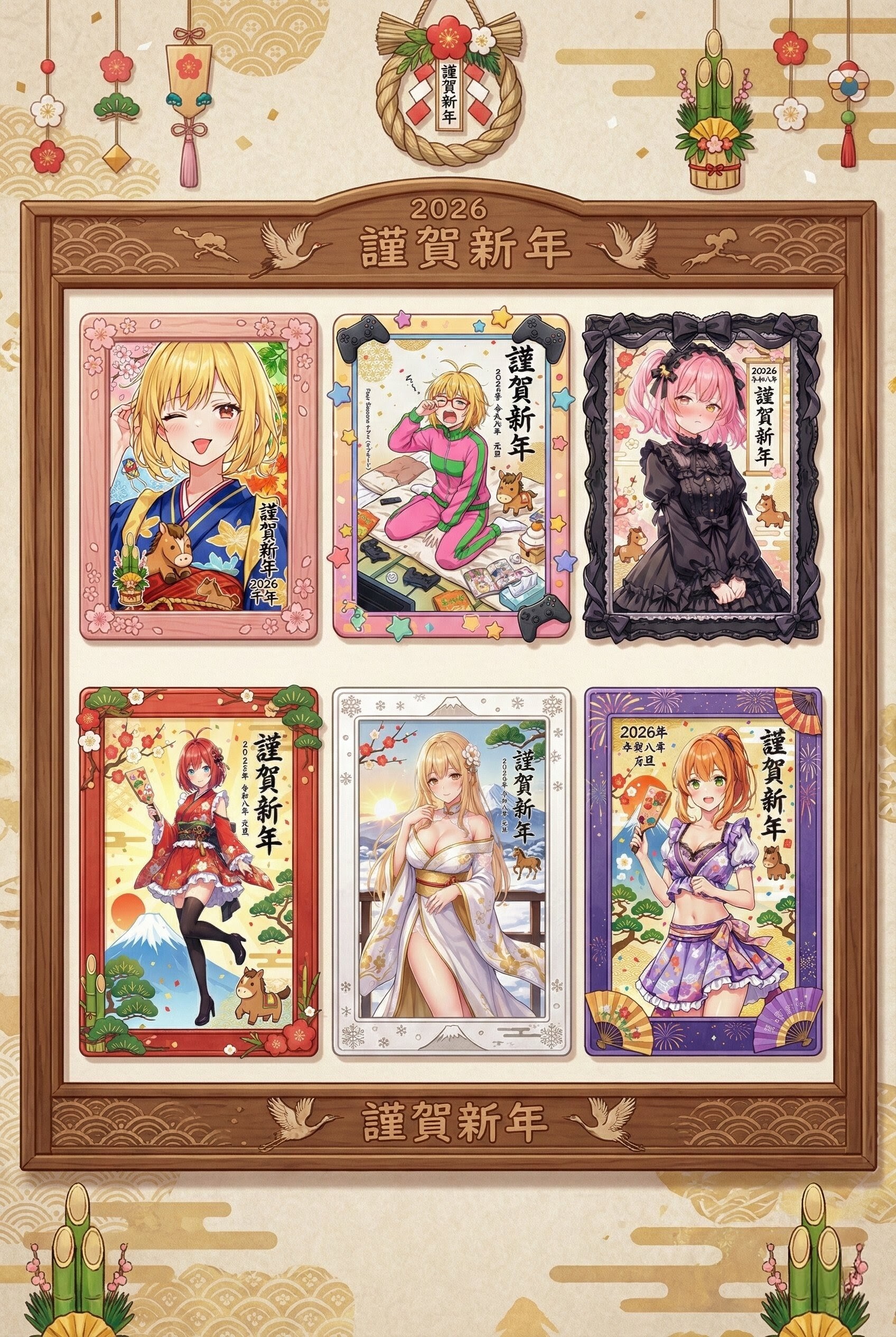 Four seasons記念年賀状