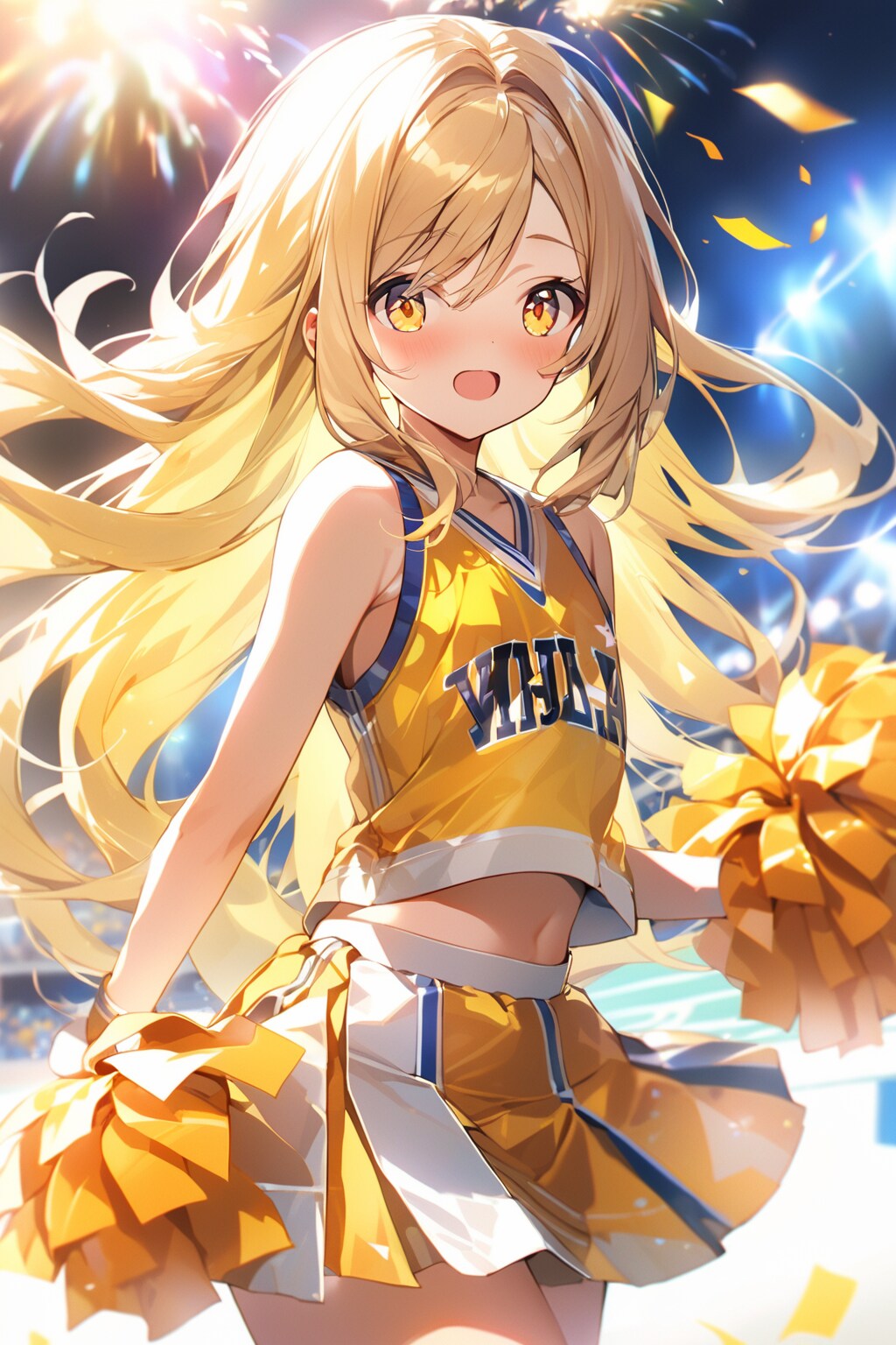 チアリーダーの女の子