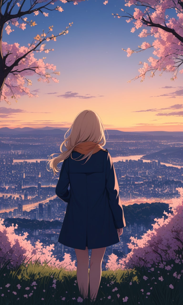 眺望絶佳(春・桜の頃)(2) | の人気AIイラスト・グラビア