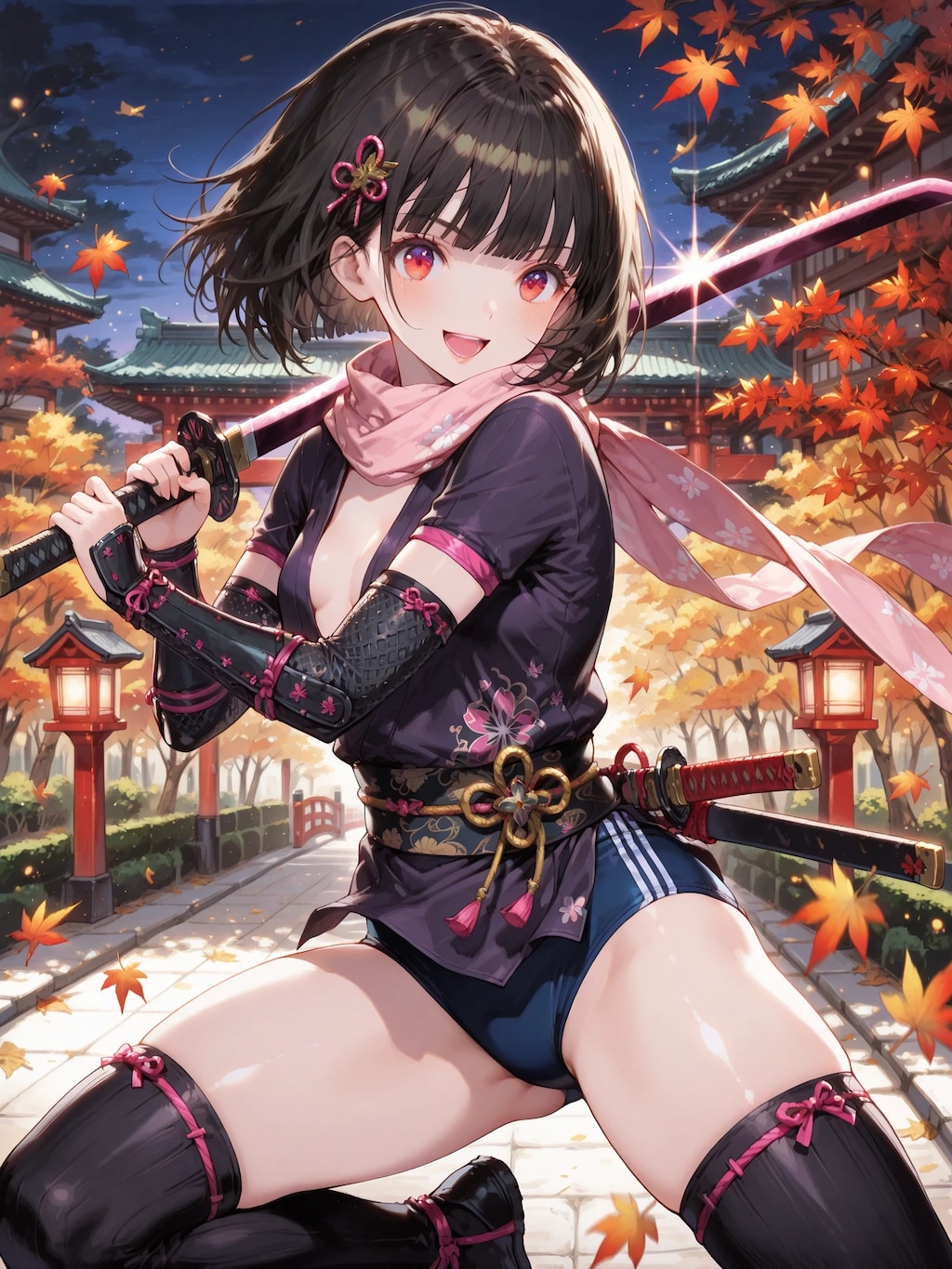 忍ルマ参上‼️　~ 黒髪ボブのブルマ娘７4 ~