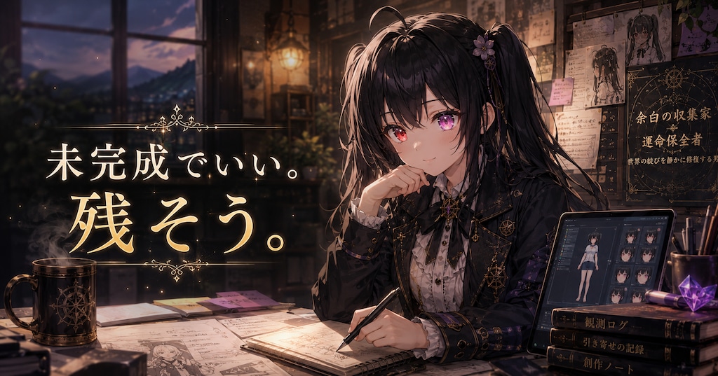 こだわりも良いけど、まずは表に出さないとね