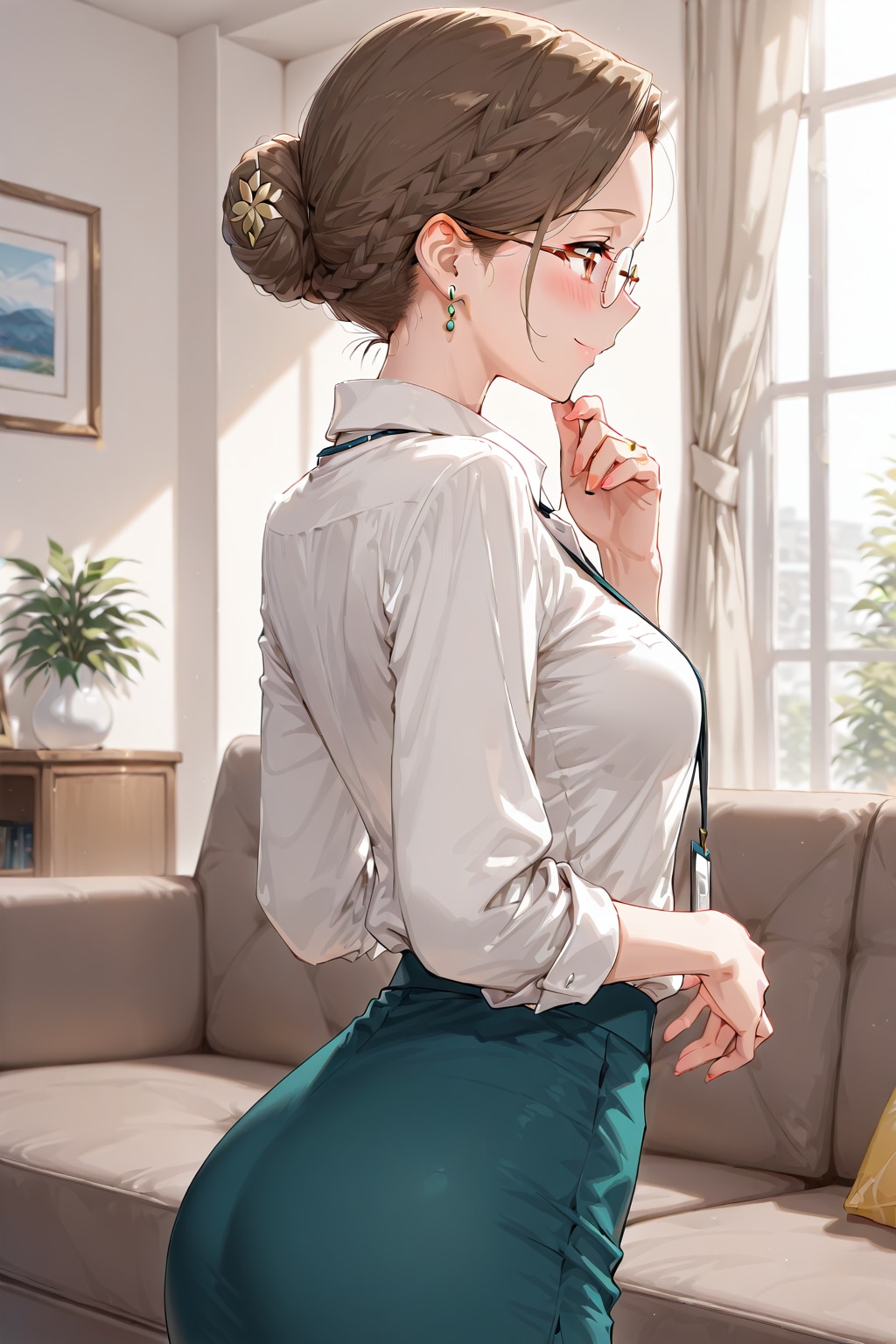 まなみママの髪型で遊ぼう！ | の人気AIイラスト・グラビア