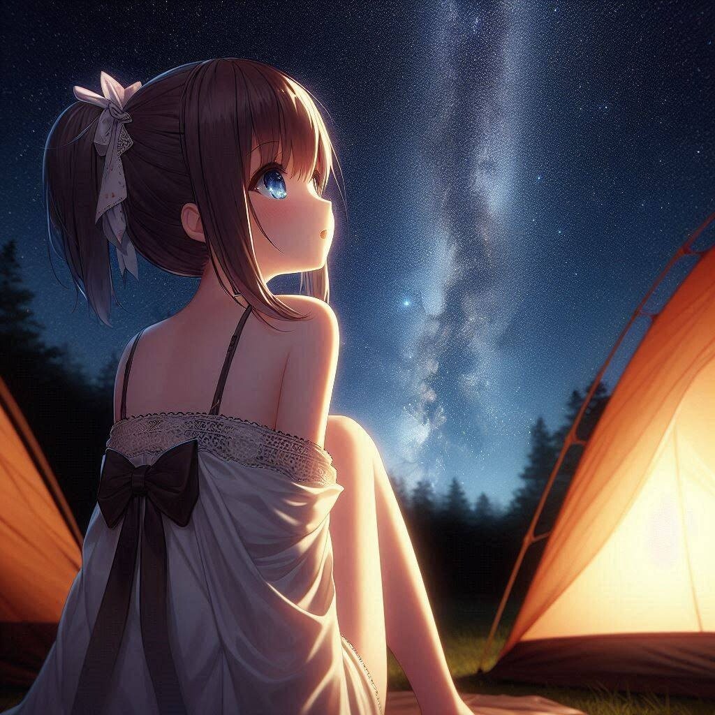夏の夜空(DALL-E)